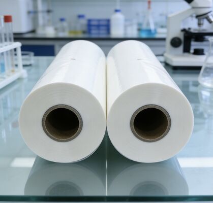 Ασημένιο μεταλλικό χρώμα μεταλλωμένο φιλμ PET με υψηλή καθαρότητα και αντοχή σε πολλά χημικά και διαλύτες