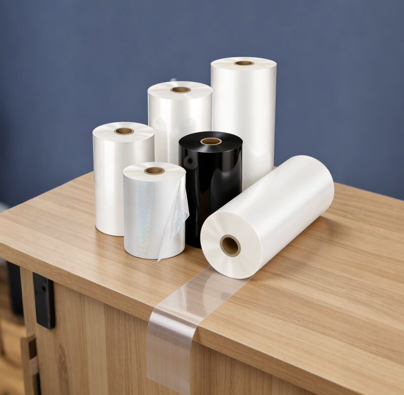 Φιλίμ λαμινίσματος με λάμψη 95-105 μικρών, υφή δέρματος και γυαλιστερό παγωμένο φινίρισμα για βελτιωμένη αντοχή και οπτική ελκυστικότητα