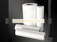 Εξαιρετικά συγκολλητικό, ανθεκτικό στις γρατσουνιές, θερμικό φιλμ πλαστικοποίησης, βιομηχανικής αντοχής για καθημερινή προστασία επιφανειών