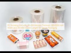 Συσσωρευτικό φιλμ PE με πάχος 30–200 μικρά, πλάτος 100–2000 mm και μήκος 30–1000 μέτρα για ασφαλή συσκευασία