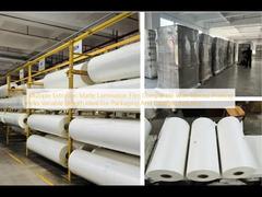 Πολλαπλή μεμβράνη ματ πλαστικοποίησης εξώθησης συμβατή με διάφορα μελάνια εκτύπωσης Μεταβλητό μήκος Ιδανική για τη βιομηχανία συσκευασίας και ετικετών